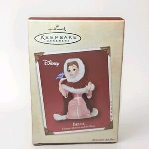2002 Belle/Beauty‎ and the Beast Hallmark Keepsake Christmas Holiday ornament